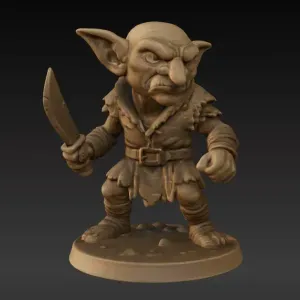 Goblin with knife / dagger