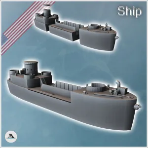 Landing Craft Infantry LCI (L) Large american transport boat