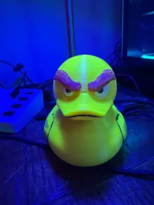 Angry Rubber Ducky hitch cover
