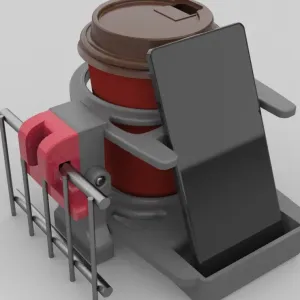 shopping cart cup holder