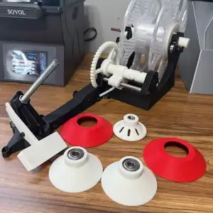 Universel Spool holder at 45 deg with cone and bearings