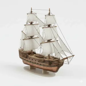 Segelschiff (Holz, Dreimaster)