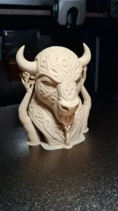 Bison - tribal decoration figurine