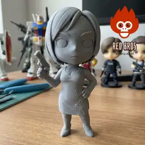 ¡La "Lady in Red" está lista para la misión! – Ada Wong