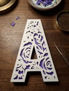 Floral Alphabet – Decorative Letters A-Z