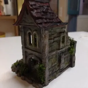 Low Poly Burned house - DND terrain