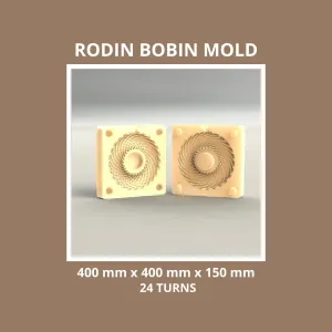 RODIN BOBIN MOLD - 400 X 400 X 150 MM 24 TURNS