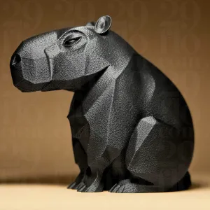 Cute Geometric Capybara