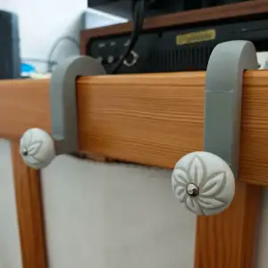 Railing holder for bags