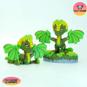 PRINT IN PLACE FLEXI CLOVERLEAF DRAGON ARTICULATED