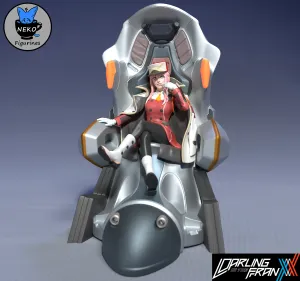 ZeroTwo - STL DarlingInTheFranxx Anime Figurine