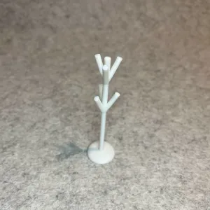Coat rack stand for dollhouse miniature house