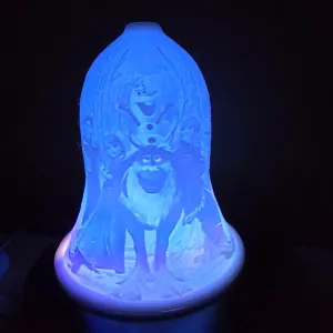 Christmas bell Disney Frozen theme