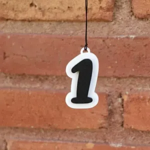 Number 1 Keychain