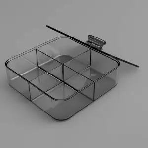 Box for sweets and nuts with lid