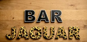 Jaguar Bar Letter Logo Print