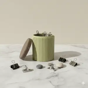 Threaded Lid Storage Container – Modern Multi-Use Organizer