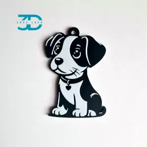 Puppy keychain