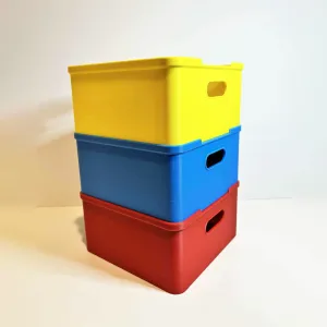 Small printer large stackable bin