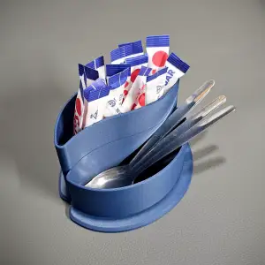 Coffee Bean Shaped Utensil Holder