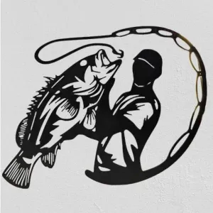 Angler with fish