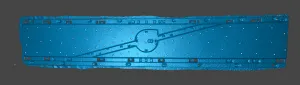 Volvo FH 13 2014 logo front grille 3D scan ferret pro