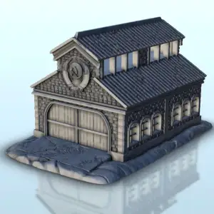 USSR warehouse with floor 11 - WW2 Terrain scenery diaroma