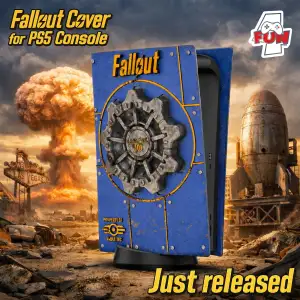 Fallout Inspired PS5 Console Cover / Pre sliced / 3MF files