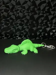 Flexi Spinosaurus Keychain | 23 Minute Flexi Print