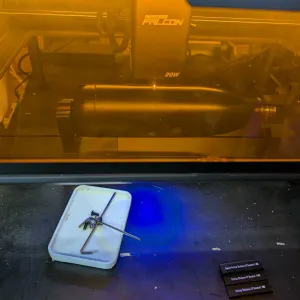 Rotary Chuck Attachment Extension Falcon A1 Pro.