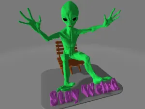 STAY WEIRD ALIEN PHONE/TABLET STAND