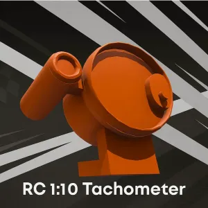 RC 1:10 Drift Car Tachometer