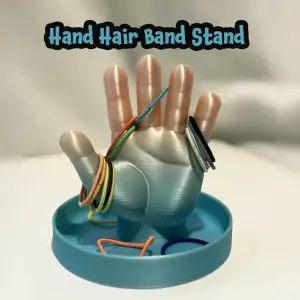 Hair band hand stand
