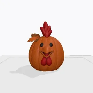 Pumpkin Rooster