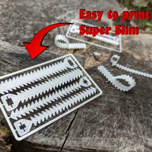 A 4-pack of zipties for your wallet - PLA friendly!