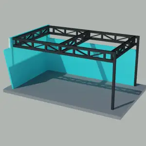 MINIATURE GARAGE AT 1:43 SCALE