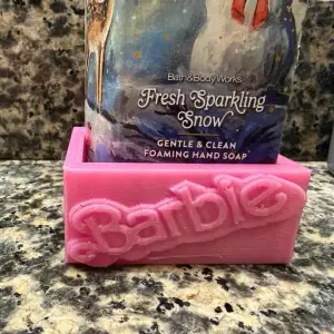 Bath and Body Works Foamer Holder with Barbie Logo