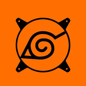 KONOHA Naruto - Custom 120mm Fan Grill Face Plate Cover