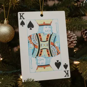Spades Playing Cards Christmas Tree Ornaments