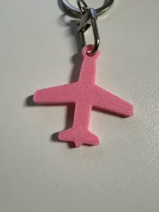 Jet Airplane Keychain