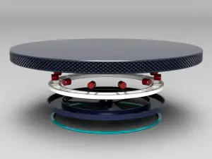 Rotary turntable for scanning