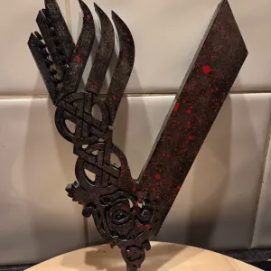 Vikings TV Series Logo - Battle-Worn 3D Wall Art