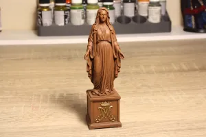 Virgin with special pedestal