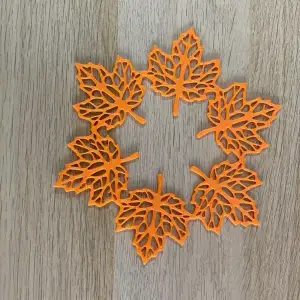 Wreath of autumn leaves