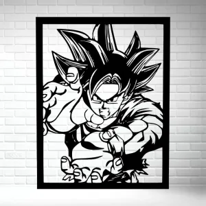 🔵 Goku Kamehameha – Wall Art 2D