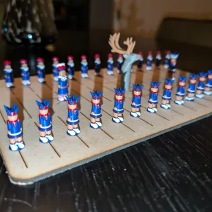 Sáhkku board game pieces