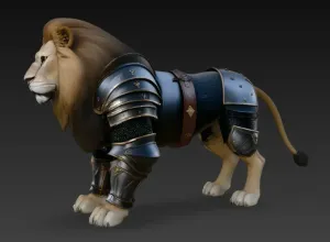 lion in armor