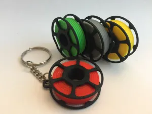 Mini Filament Spool Keychain
