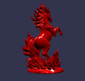 Fire Horse – Chinese Zodiac 2026 3D Model