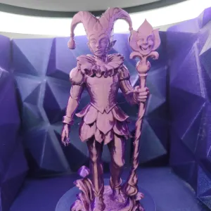 Harlequin Mycello – The Mushroom Jester of Echoing Laughter